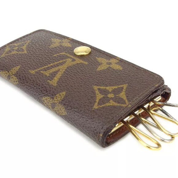 Louis Vuitton Key Case Monogram Beige Monogram Canvas Authentic Used - Picture 4 of 7